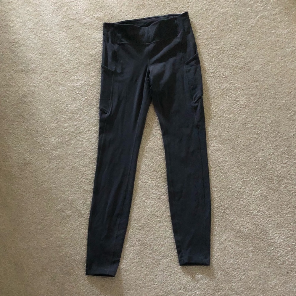 Lululemon dark grey pocket yoga pants